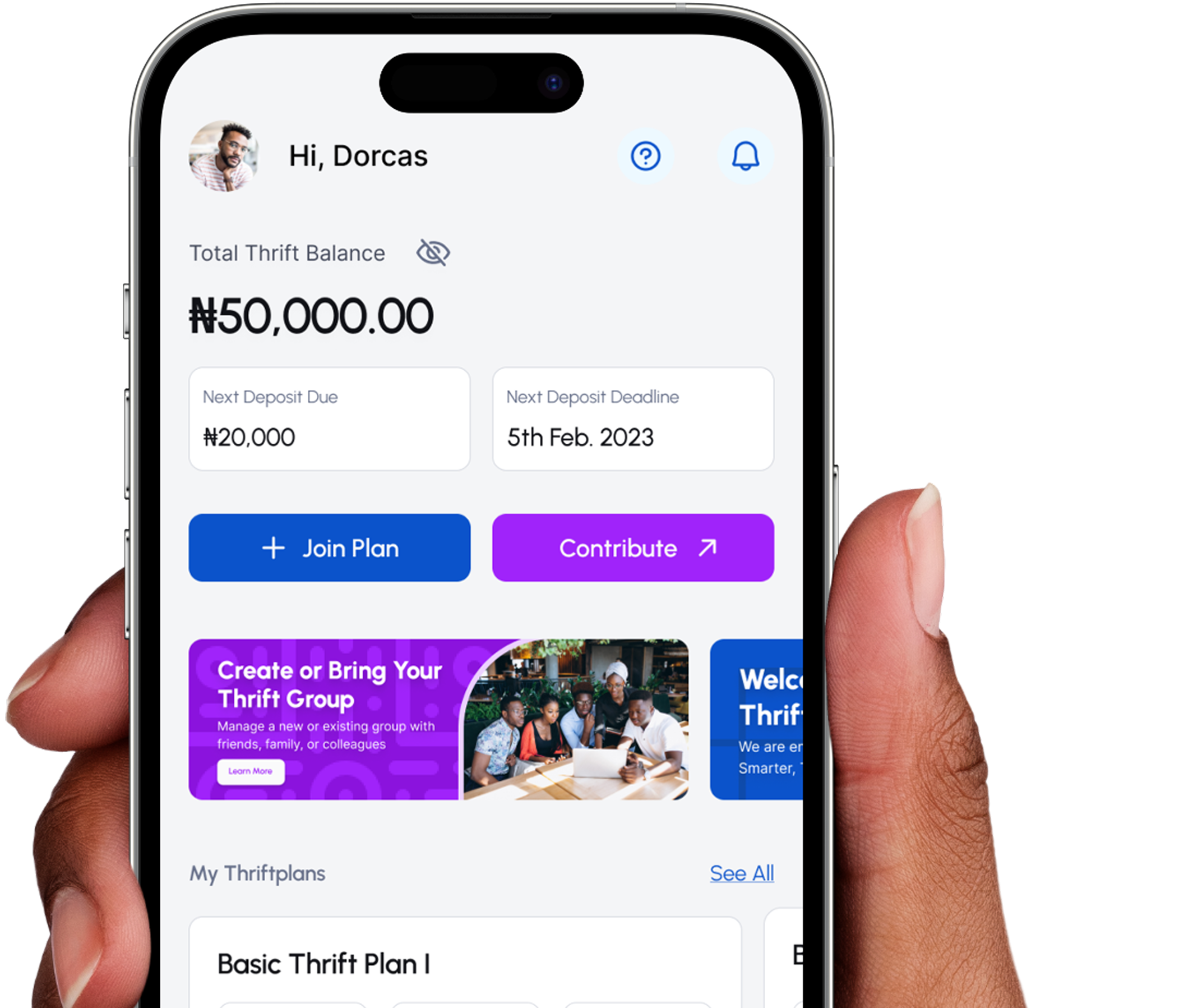 ThriftNest App Interface
